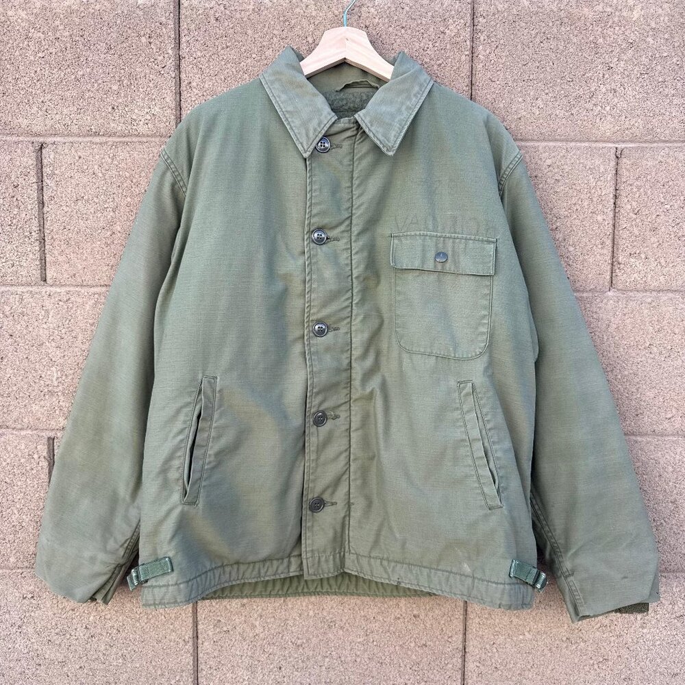80's USN A2 Military Deck Jacket